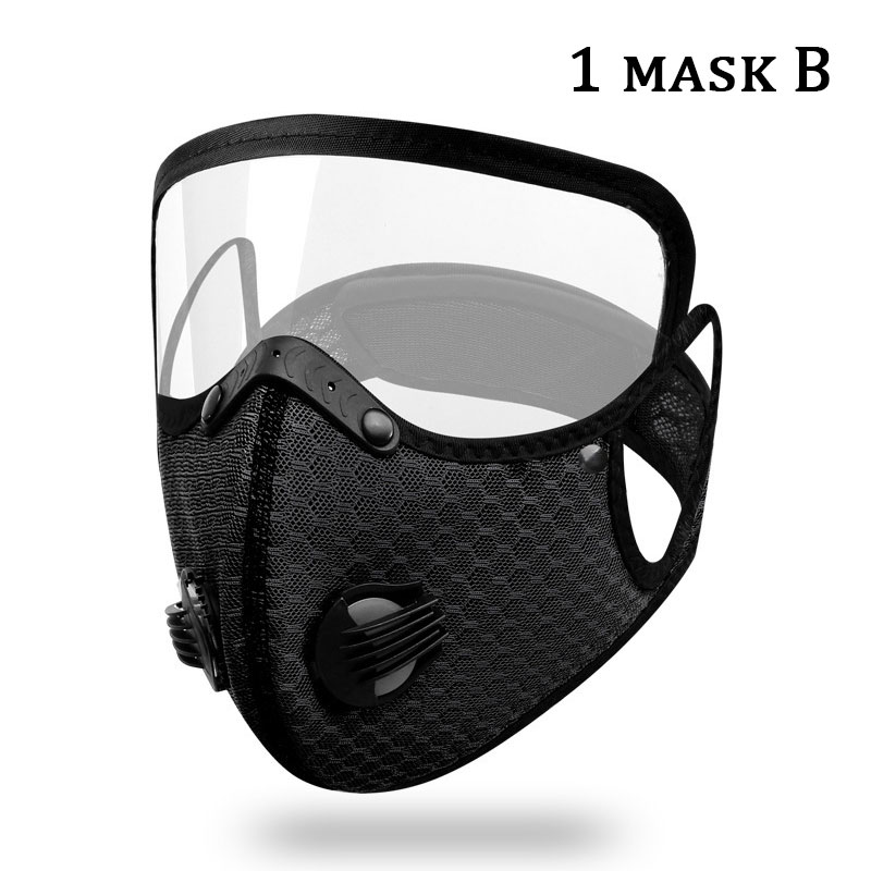 Cycling Face Mask Sport Washab - Anti Pollution Mask ulasan dan harga