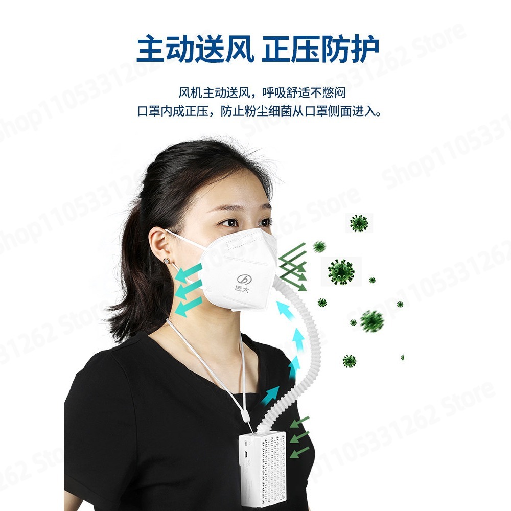 Positive‑Pressure Electric Fre - Kn95 Respirator Mask ulasan dan harga