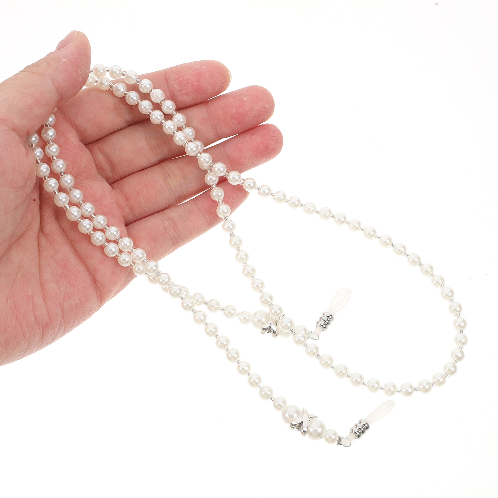 Pearl Eyeglass Chain Elegant B - Mask Chain Holder ulasan dan harga