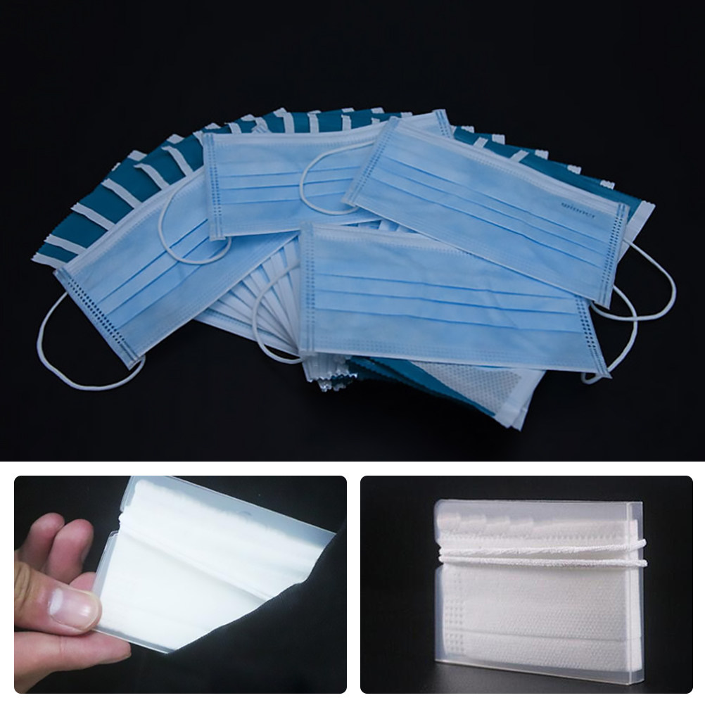 4Pcs Eco Friendly PP Mask Stor - Face Mask Storage Box ulasan dan harga