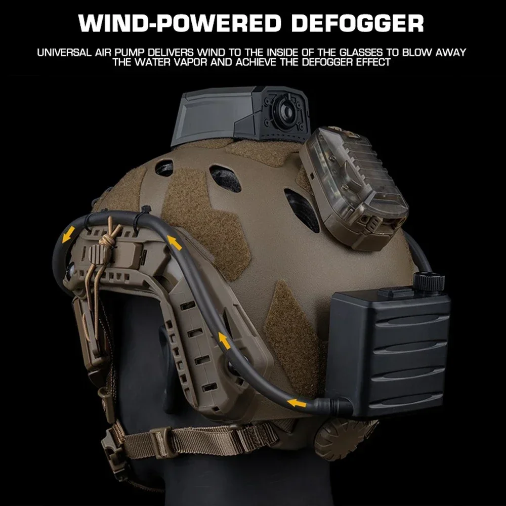 Airsoft Goggles Defogger Defog - Anti Pollution Mask ulasan dan harga